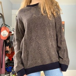 vintage mens oversized sweater